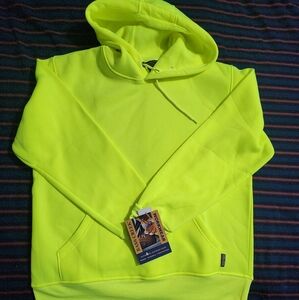 Neon Yellow Bass Creek Hoodie, Men's, New, Medium